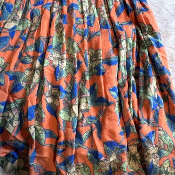 Free People Orange Dear You Backless Straps Mini Dress w/ Pockets Size S - Picture 3 of 12